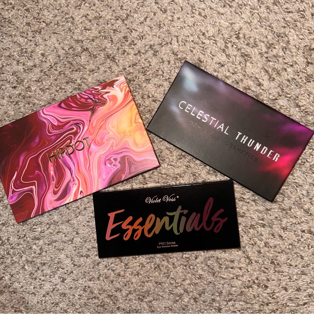 NWT Hipdot, Dominique Cosmetics, Violet Voss Eyeshadow Palettes